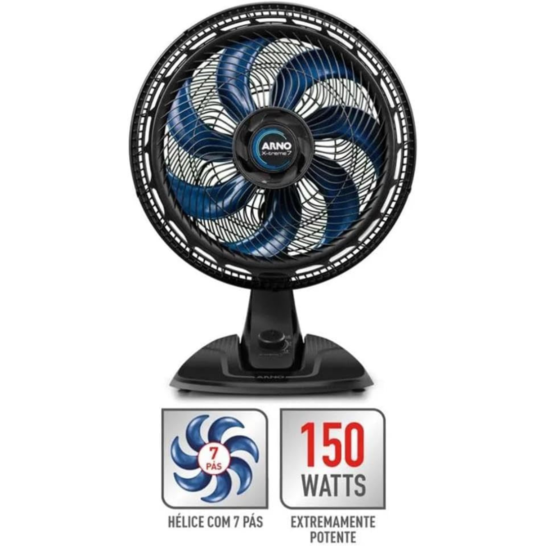 Kit Casa Fresca - 2 Ventiladores de Mesa + 1 Aromatizador Automático De Brinde