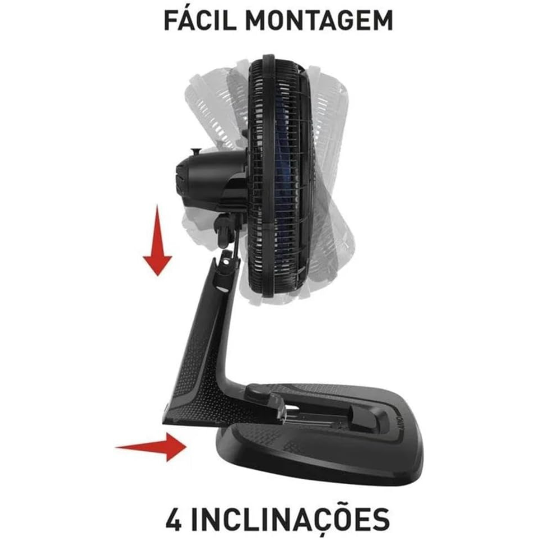 Kit Casa Fresca - 2 Ventiladores de Mesa + 1 Aromatizador Automático De Brinde
