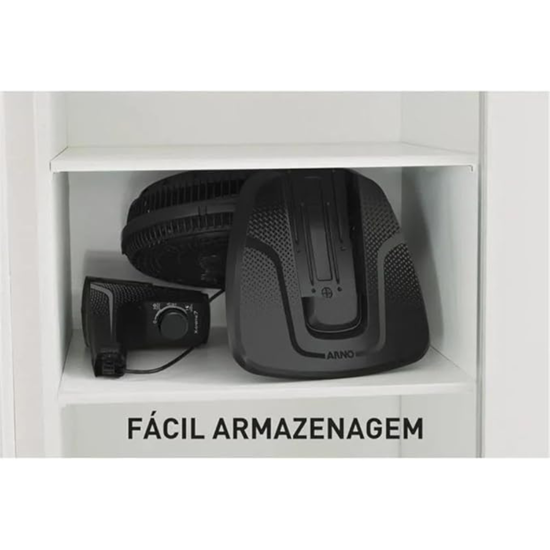 Kit Casa Fresca - 2 Ventiladores de Mesa + 1 Aromatizador Automático De Brinde