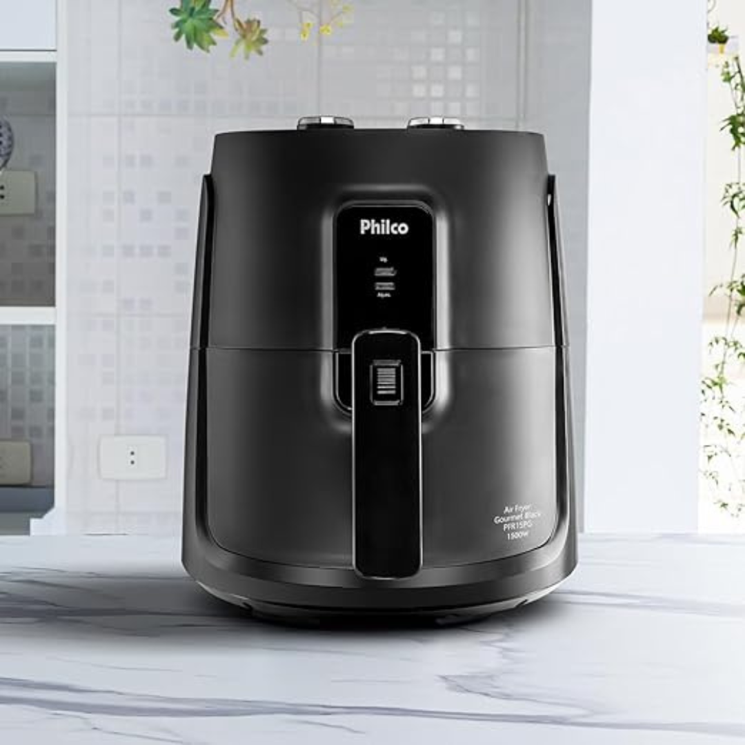Super Kit Culinário Moderno - Air Fryer Philco + Utensílios de silicone + Forma de Silicone + Livro de Receitas