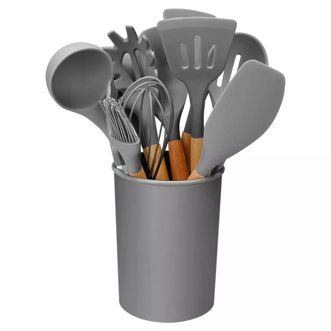 Super Kit Culinário Moderno - Air Fryer Philco + Utensílios de silicone + Forma de Silicone + Livro de Receitas