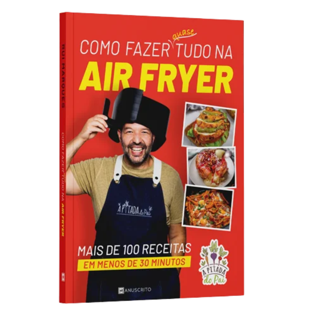 Super Kit Culinário Moderno - Air Fryer Philco + Utensílios de silicone + Forma de Silicone + Livro de Receitas