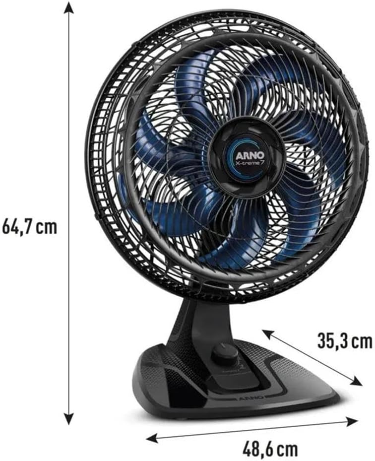 Kit Casa Fresca - 2 Ventiladores de Mesa + 1 Aromatizador Automático De Brinde