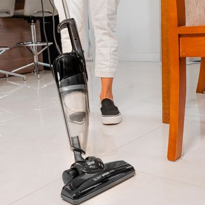 Pacote Limpeza Eficiente - Aspirador de Pó Vertical + Aspirador de Pó Portátil + Limpador Multiuso
