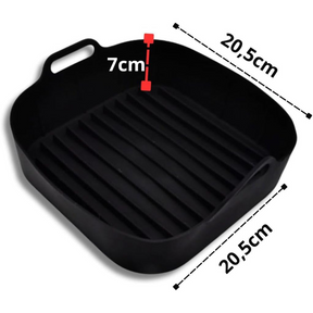 Super Kit Culinário Moderno - Air Fryer Philco + Utensílios de silicone + Forma de Silicone + Livro de Receitas