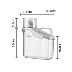 Kit Savefood™ - Dispenser De Vidro Para Alimentos + Potes organizadores de brinde